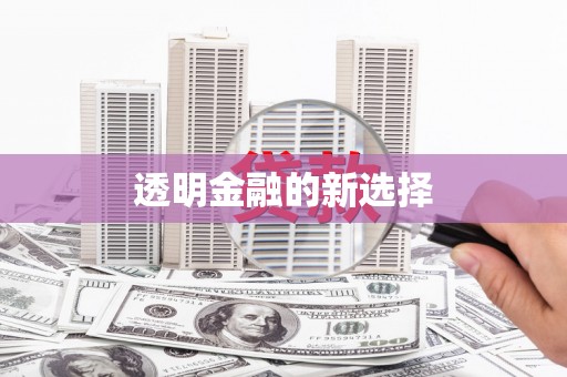 桐庐透明金融的新选择