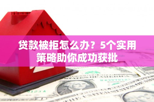 泰顺贷款被拒怎么办？5个实用策略助你成功获批