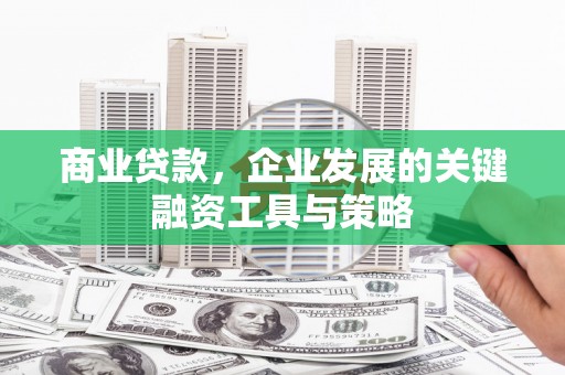 衡阳商业贷款，企业发展的关键融资工具与策略