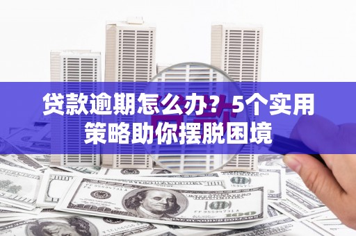 华龙贷款逾期怎么办？5个实用策略助你摆脱困境