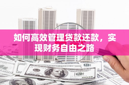 和县如何高效管理贷款还款，实现财务自由之路