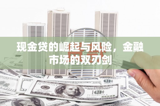 清流现金贷的崛起与风险，金融市场的双刃剑
