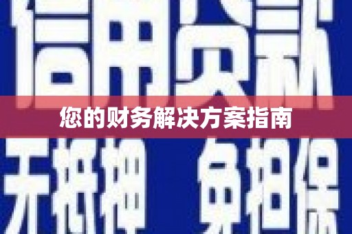 玄武您的财务解决方案指南