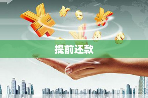 宁城提前还款