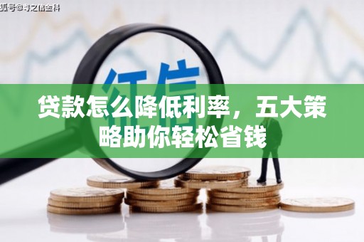 射阳贷款怎么降低利率，五大策略助你轻松省钱