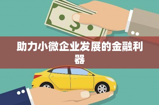 开福助力小微企业发展的金融利器
