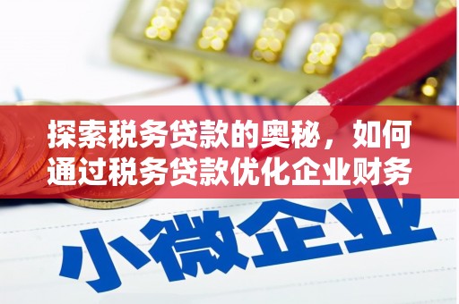 郁南探索税务贷款的奥秘，如何通过税务贷款优化企业财务