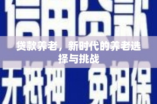 柳城贷款养老，新时代的养老选择与挑战