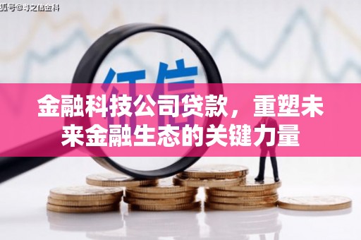颍上金融科技公司贷款，重塑未来金融生态的关键力量