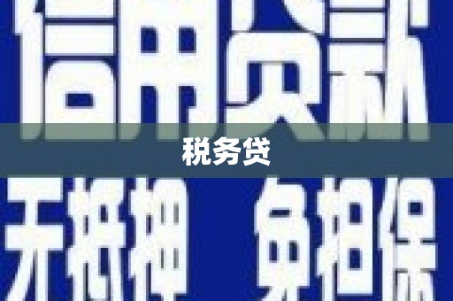 伊吾税务贷