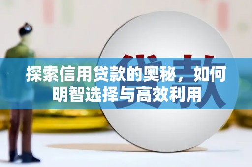 永德探索信用贷款的奥秘，如何明智选择与高效利用