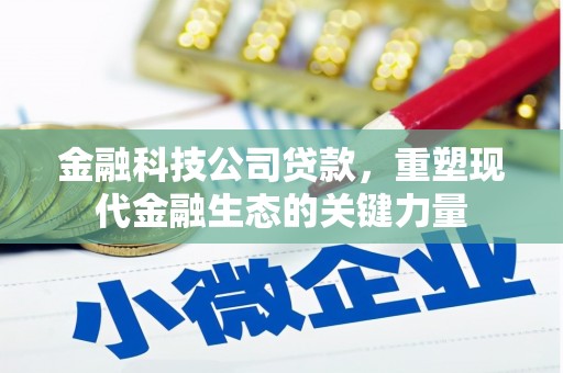 六安金融科技公司贷款，重塑现代金融生态的关键力量