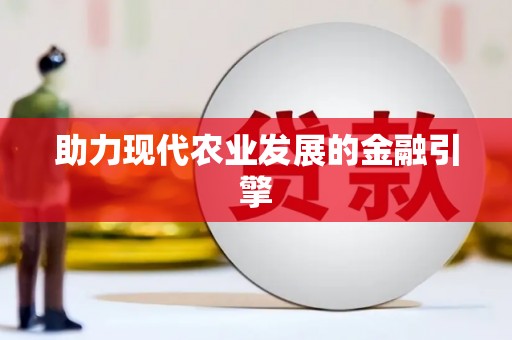 丰县助力现代农业发展的金融引擎