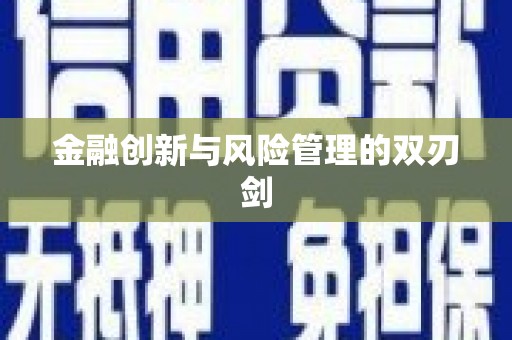 文圣金融创新与风险管理的双刃剑